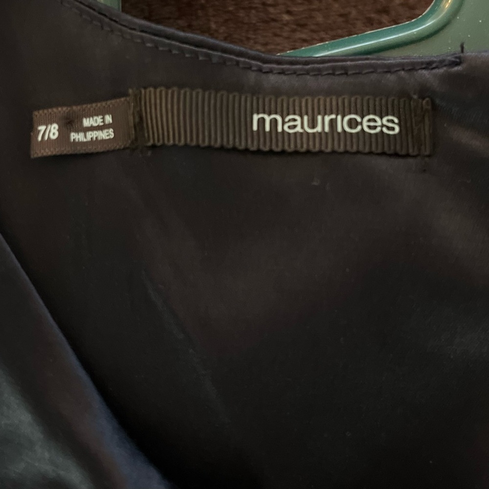 Maurices Black Strapless Dress with Glossy Belt - Picture 2 of 7